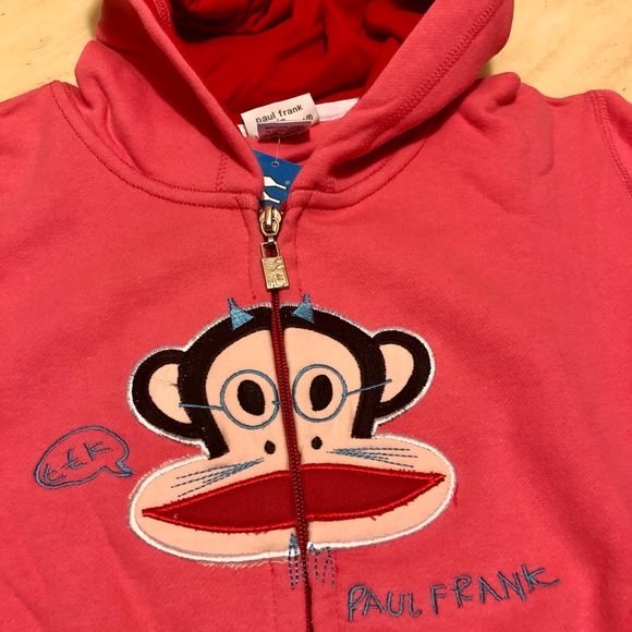 Bundle of 4 New Paul Frank Hoodie/Sweater/T-shirts - Picture 11 of 12